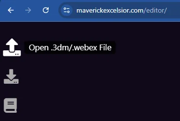 Import jewelry 3DM ring model or Maverick Excelsior WEBEX