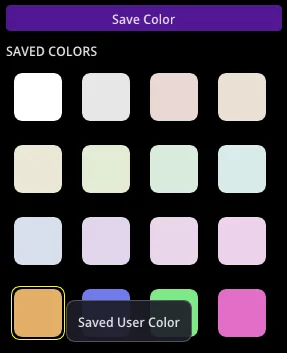 Maverick Excelsior Jewelry Ring Backplate Saved Colors