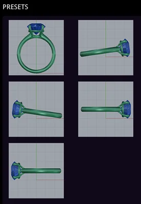 Maverick Excelsior Jewelry Ring Laying Pose Presets