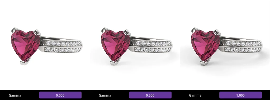 Maverick Excelsior Jewelry Settings Shadow Gamma Samples